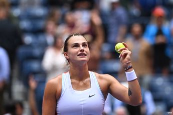 (VÍDEO) "Eu teria deixado este estádio": Sabalenka diz ao público após a vitória na primeira ronda do US Open