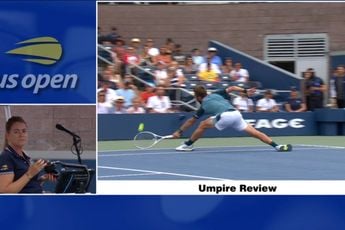 El primer uso del "VAR en el tenis" acaba en farsa durante el Murray-Moutet en el US Open
