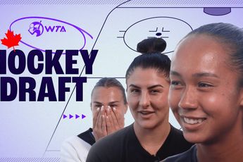 (VÍDEO) Sabalenka, Fernández, Andreescu, Pegula y Gauff crean el equipo ideal de hockey con sus compañeras de la WTA