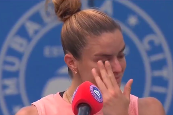 (VIDEO) Sakkari left in tears after another final loss at DC Open: "But a month ago, we didn't think we'd be here"
