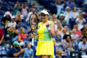 (VIDEO) Ostapenko: "80 unforced errors and winning match", speaks of improvement throughout US Open