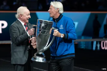 (VIDEO) A lenda do ténis assiste ao jogo do filho Leo no Open de Estocolmo: "Bjorn Borg está em casa! Sem pressão"