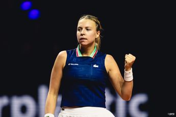 Anett Kontaveit comienza su vida post tenis con una victoria de exhibición ante Monica Puig en Luxemburgo