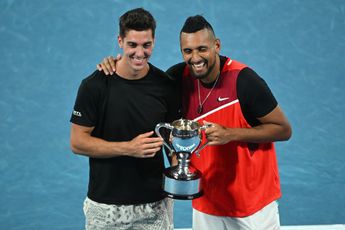 (VÍDEO) Nick Kyrgios é acusado de difamar o parceiro de duplas Thanasi Kokkinakis com histórias de festas do Open da Austrália