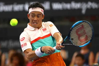 Kei Nishikori dá atualização "dolorosa" sobre a sua lesão depois de se ter retirado de vários torneios no Japão