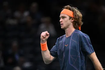 Andrey Rublev atinge um novo marco de 20 milhões de dólares em prémios monetários, apesar da derrota para Novak Djokovic em Paris