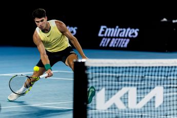 Carlos ALCARAZ dá uma lição de ténis e afasta Gael MONFILS no Open de Miami