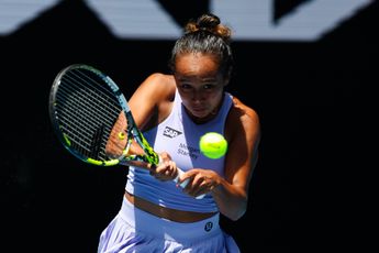 Leylah Fernandez slumps out of Dubai Duty Free Tennis Championships against Jasmine Paolini as Maria Sakkari snaps losing streak