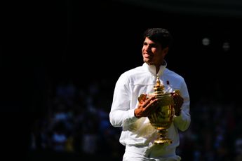 Nach seinem Wimbledon-Triumph wird Carlos Alcaraz erst der sechste Spieler, der den so genannten "Channel Slam" gewinnt