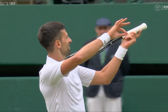 Novak Djokovic feiert mit Geige für seine Tochter, wird aber vom Wimbledon-Publikum ausgebuht (VIDEO)