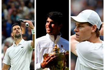 ATP Wimbledon 2024-Sieger und -Verlierer -  Djokovic, Alcaraz, Musetti, Sinner und Draper