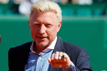 Boris Becker felicita a su compatriota Alexander Zverev tras su victoria en el Chengdu Open