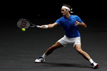 Federer estrena las nuevas zapatillas On Running con motivo de la Laver Cup