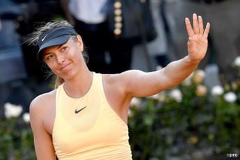 Sharapova posts pictures of her "first day at work" following birth of child