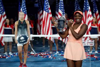 Sloane Stephens hinterlässt vor ihrem US Open-Sieg eine süße Notiz im Spind von Madison Keys: "Let's do this baby, keep fighting"