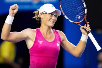 Stosur advanced into the finals at the Guangzhou Open after the win over Golubic