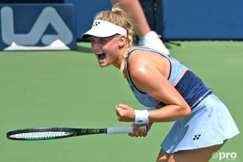 (VIDEO) Dayana Yastremska refuses to shake hands with Eugenie Bouchard in US Open qualifiers after doping comment controversy