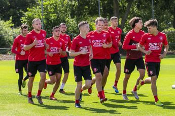 Foto's: Krachttraining voor eerste selectie FC Twente