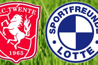 FC Twente oefent tegen Sportfreunde Lotte