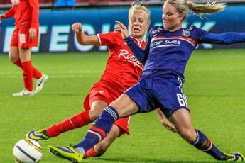 Foto's FC Twente Vrouwen - Lyon Vrouwen (0-4)
