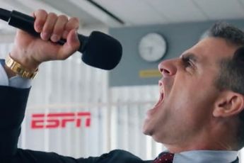 Hilarisch! Perez schittert als The Wolf of Wall Street bij ESPN