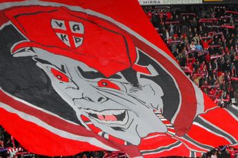 Vak P heeft sfeeractie voorbereid bij opkomst spelers FC Twente - Sparta