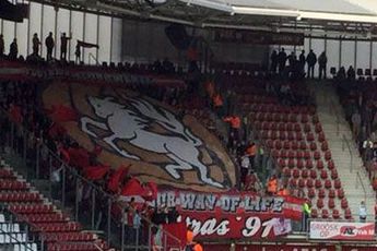 Honderden supporters missen aftrap AZ - FC Twente door kettingbotsing