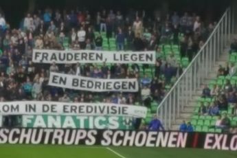 FOTO: "Frauderen, liegen en bedriegen; welkom in de Eredivisie"