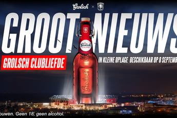 Heerlijk! Grolsch en FC Twente presenteren nieuw bier: Clubliefde