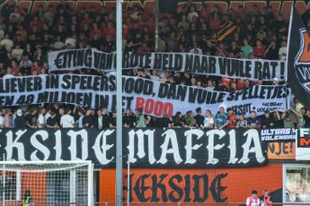 Ultras Volendam halen met spandoeken uit naar 'rat' Eiting en 'vuil' FC Twente