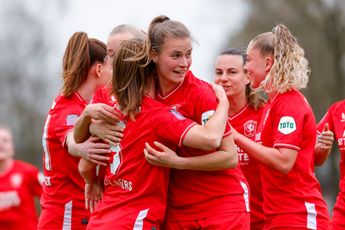 FC Twente (V) wint en zet volgende stap richting kampioenschap in jubileumwedstrijd Peddemors