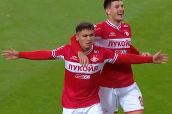 Video: Ugalde scoort eerste officiële goal voor Spartak Moskou
