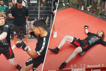 Vechter heftig KO geklapt bij Hoodfights Amsterdam | video
