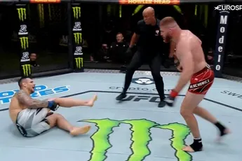 'Zo wil je niet winnen!' UFC-gevecht eindigt door heftige blessure (video)