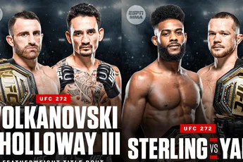 UFC Boekt 2 dikke titelgevechten op 1 avond