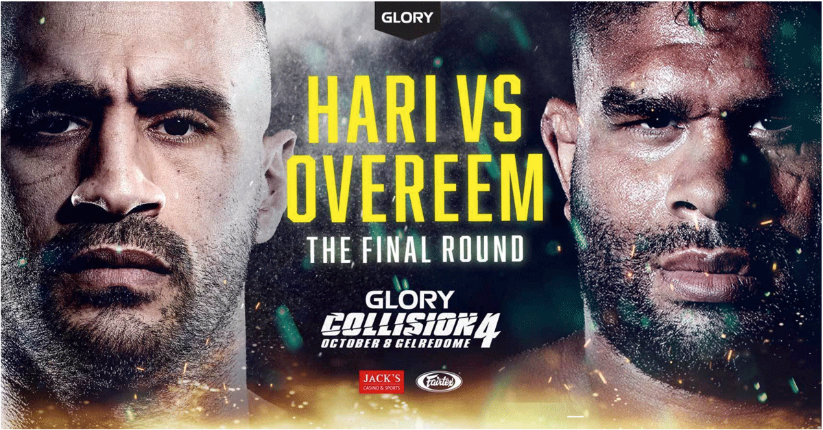 Line-up Glory Collision 4 Hari vs Overeem compleet! 'Deze kickboksers vechten er'