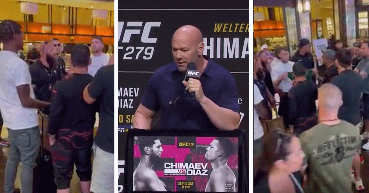 Vechtpartijen! UFC Persconferentie afgelast na backstage chaos (video)