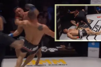 Vechter KO'd rivaal na overweldigende stoten barrage (video)