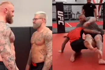 Jiu-Jitsu vechter krijgt sterkste man klein! 'Geen partij'