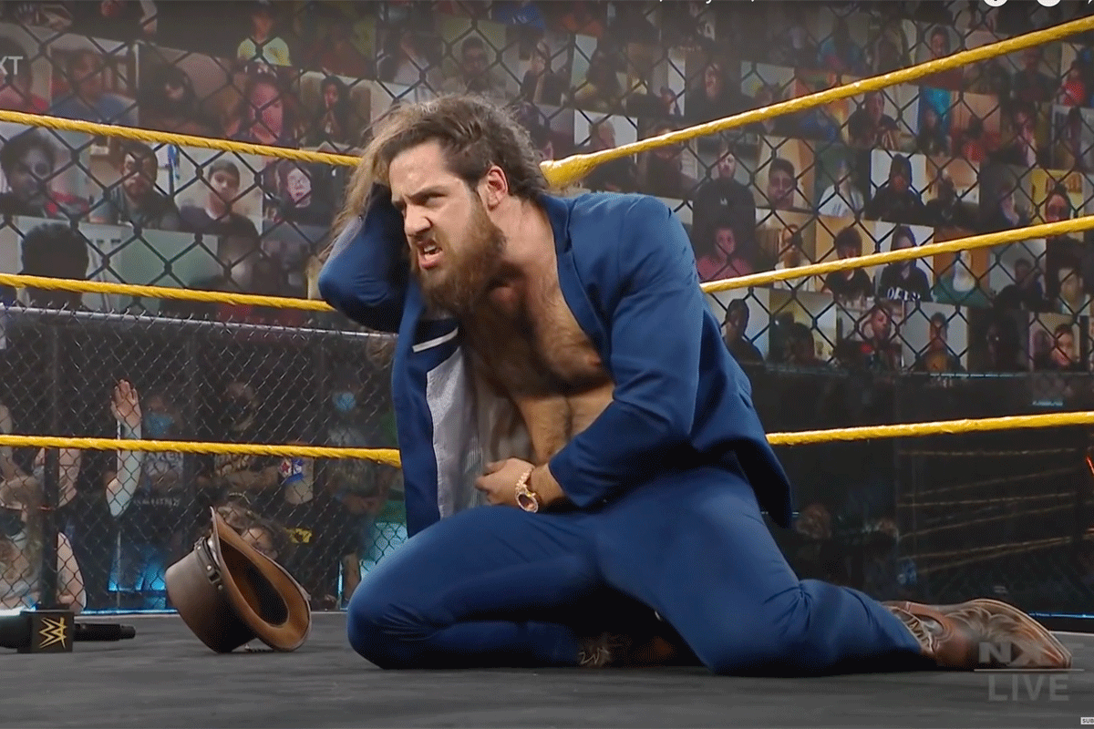 Cameron Grimes tegenover Ted DiBiase en NXT Championship rematch
