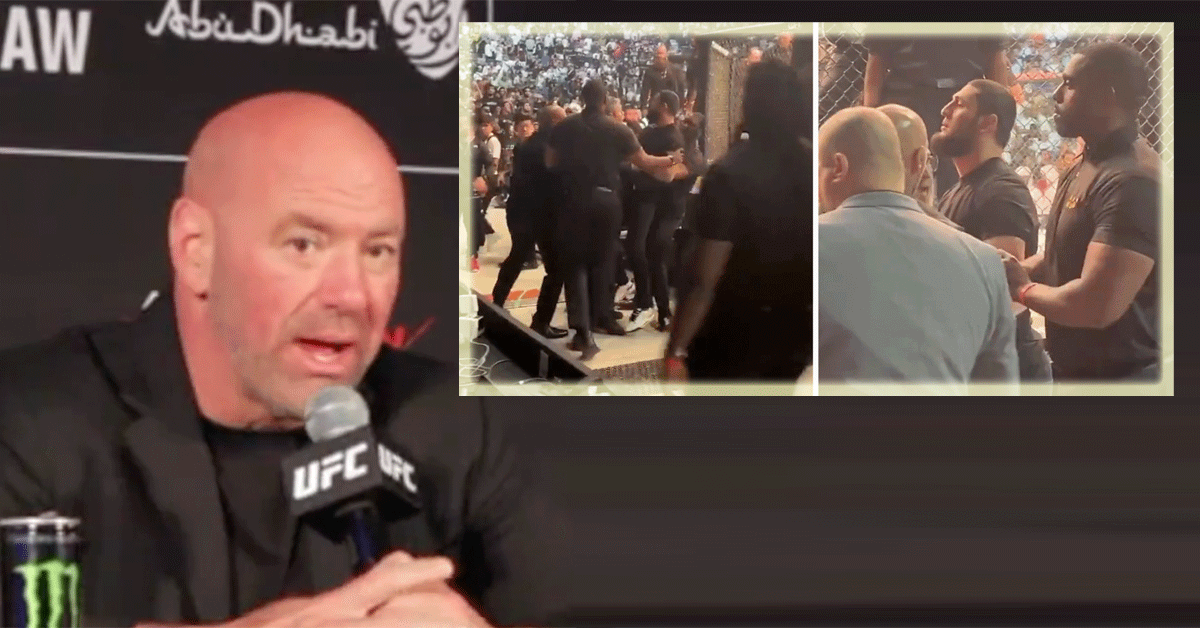 'Schande!' UFC vechtbaas reageert op Chimaev's vechtpartij met Khabib's team