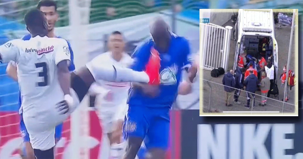 Dodelijke Kung Fu-trap stuurt voetballer ziekenhuis in | video