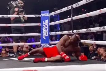 Scheids te snel! 'KO' gemepte Holyfield (58) niet blij