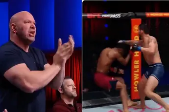 ZIEN! UFC'ers brute 'KO' bash: Vechtbaas is blij (video)