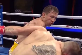 Bokslegende Gennady Golovkin sloopt kansloze tegenstander (video)