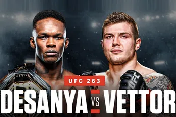 Israel Adesanya in herkansing met Marvin Vettori op UFC 263
