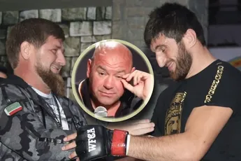 'Wat flik jij nou!' Woeste Kadyrov pakt UFC vechtbaas White aan