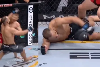 UFC'er Ottman Azaitar in 3 stoten knockout gemept | video