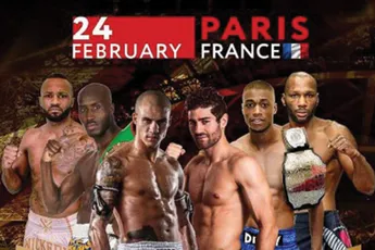 Darryl Sichtman, Max van Gelder en Freddy Kemayo de ring in op ACB KB 13 Parijs