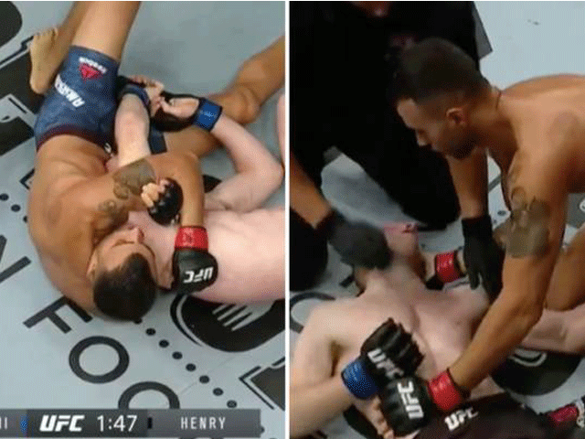 ? KLASSE: UFC-vechter helpt tegenstander in nood